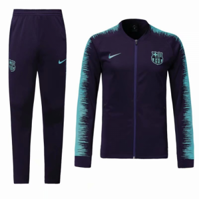 18-19 Barcelona Purple&Blue Training Kit Jacket and Pants
