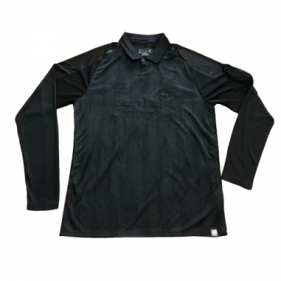 2018-19 Liverpool Blackout Long Sleeve Soccer Jersey Shirt