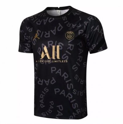 2021-22 PSG x Jordan Black Training Shirt