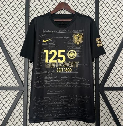 2024-25 Eintracht Frankfurt Black Special Soccer Jersey Shirt