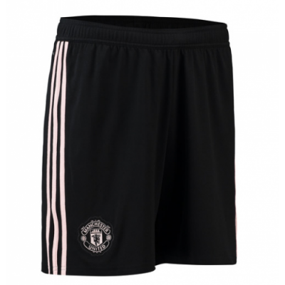2018-19 Manchester United Away Black Soccer Shorts