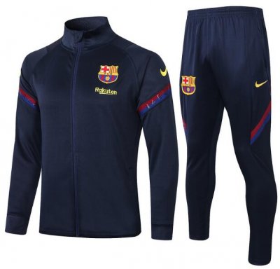 2020-21 Barcelona Navy Training Suits Jacket and Pants