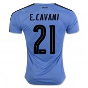 2016 Uruguay E. CAVANI 21 Home Soccer Jersey