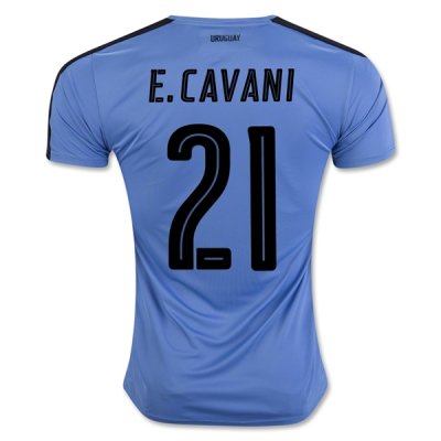 2016 Uruguay E. CAVANI 21 Home Soccer Jersey