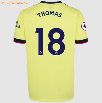 2021-22 Arsenal Away Soccer Jersey Shirt with Thomas Teye Partey 18 printing