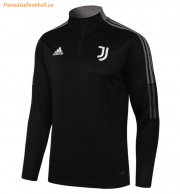 2021-22 Juventus Black Grey Training Sweatshirt