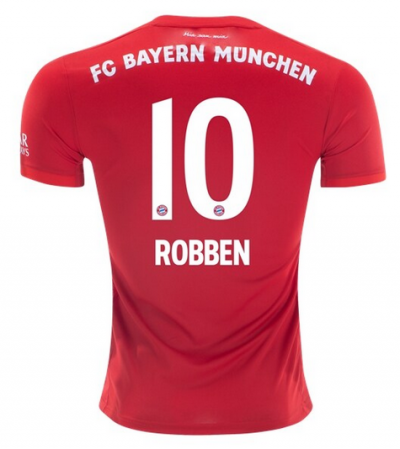 Arjen Robben #10 2019-20 Bayern Munich Home Soccer Jersey Shirt