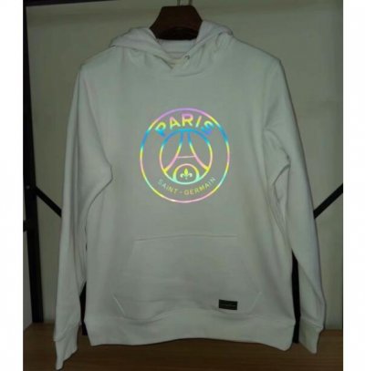 2020-21 PSG White Hoody Sweater Top