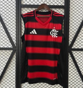 2025-26 Camisa Flamengo Home Vest Soccer Jersey Shirt