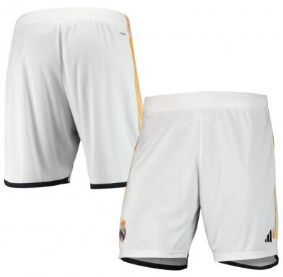 2023-24 Real Madrid Home Soccer Shorts