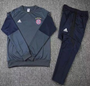 2016-17 Bayern Munich Gray Training Sweat Kits
