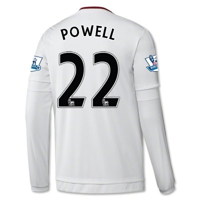 2015-16 Manchester United POWELL 22 LS Away Soccer Jersey