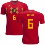 2018 World Cup Belgium Home Soccer Jersey Shirt Axel Witsel #6