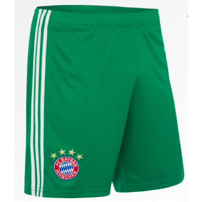 2019-20 Bayern Munich Green Goalkeeper Soccer Shorts