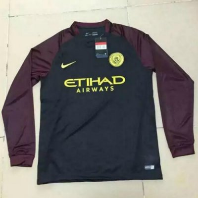 2016-17 Manchester City LS Away Soccer Jersey
