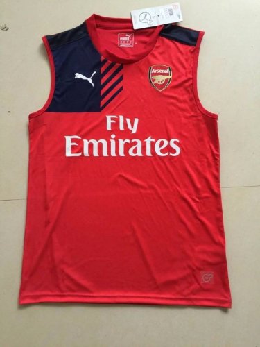 Arsenal Red Sleeveless Soccer Shirt