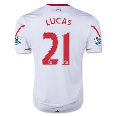 2015-16 Liverpool LUCAS #21 Away Soccer Jersey