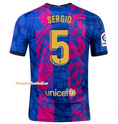 2021-22 Barcelona Third Away Soccer Jersey Shirt with SERGIO BUSQUETS 5 printing