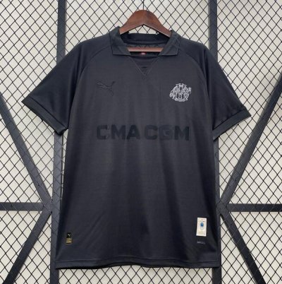 2024-25 Marseille Special Black Soccer Jersey Shirt