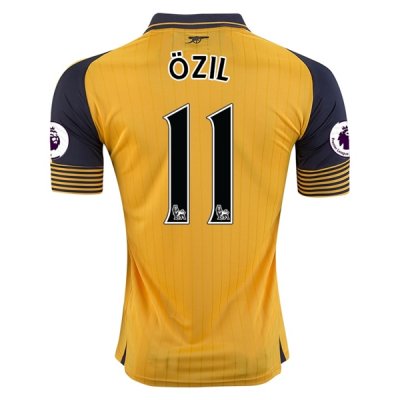 Arsenal 2016-17 11 OZIL Away Soccer Jersey