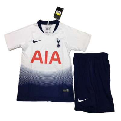 Kids Tottenham Hotspur 2018-19 Home Soccer Shirt With Shorts