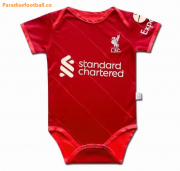 2021-22 Liverpool Home Infant Soccer Jersey Minikit