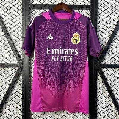 2025-26 Real Madrid Purple Goalkeeper Soccer Jersey Shirt
