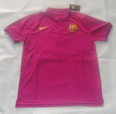 2016-17 Barcelona Pink Polo Shirt