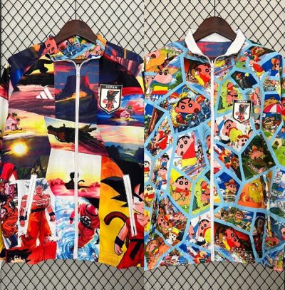 2024-25 Japan Cartoon Reversible Trench Coat Jacket