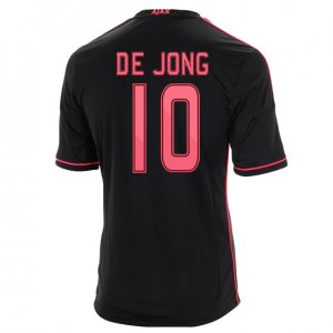 13-14 Ajax #10 De Jong Away Black Soccer Jersey Shirt 13-14 Ajax #10 De Jong Away Black Soccer Jersey Shirt