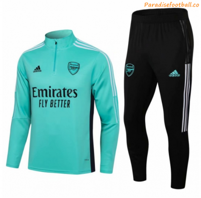 2021-22 Arsenal Green Training Kits Sweatshirt with Pants