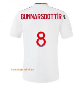 2021-22 Olympique Lyonnais Home Soccer Jersey Shirt with GUNNARSDOTTIR 8 printing