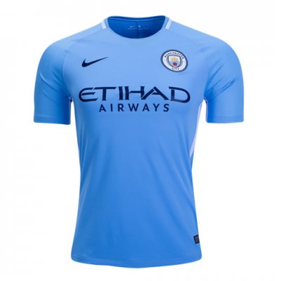 2017-18 Manchester City Home Soccer Jersey