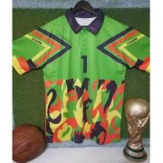 Jorge Campos Retro Green Gaolkeeper Soccer Jersey Shirt