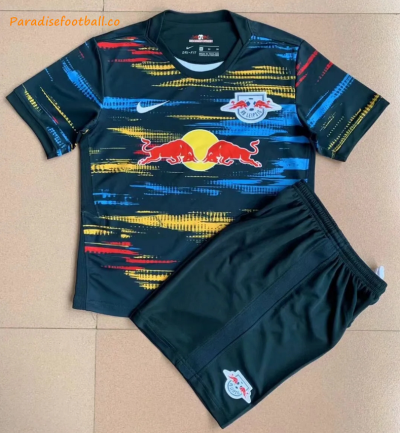 Kids RB Leipzig 2021-22 Away Soccer Kits Shirt With Shorts