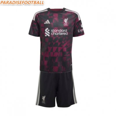 2026-27 Liverpool Third Kids Soccer Kits Shirt With Shorts