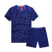 Chelsea Style Customize Team Blue Soccer Jerseys Kit (Shirt+Short)
