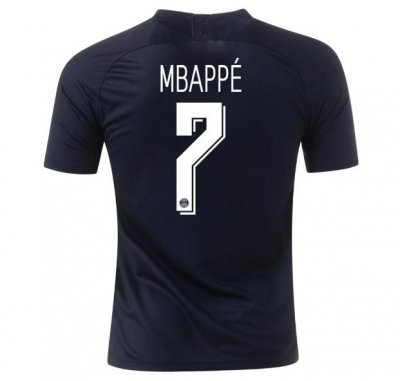 2019-20 PSG Fourth UCL Soccer Jersey Shirt KYLIAN MBAPPE #7