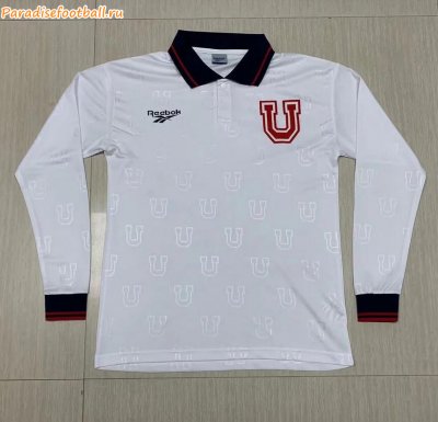 1998 Universidad de Chile Retro Long Sleeve Away Soccer Jersey Shirt