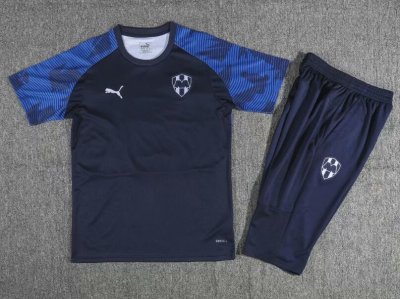 2020-21 Monterrey Navy Short Training Kits Shirt with Pants