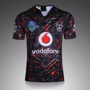 2017 Warriors Black Rugby Jersey
