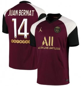 2020-21 PSG Third Away Soccer Jersey Shirt Juan Bernat 14