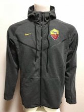 2017-18 Roma Dark Grey Hoody Jacket