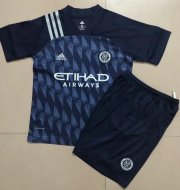 Kids New York City 2020-21 Away Soccer Shirt With Shorts
