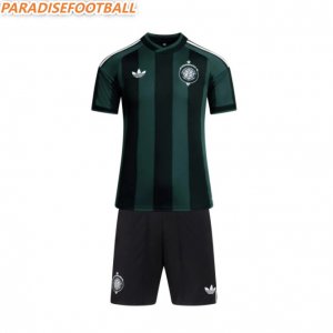 2026-27 Celtic Away Kids Soccer Kits Shirt With Shorts