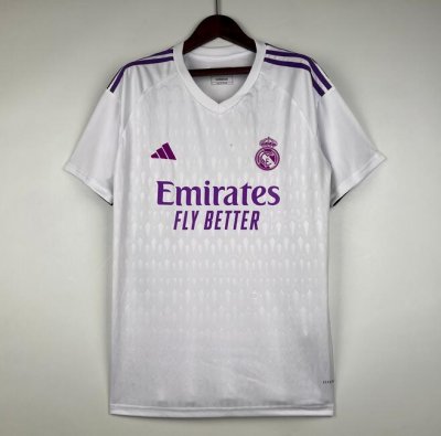 2023-24 Real Madrid White Goalkeeper Soccer Jersey Shirt