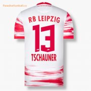 2021-22 RB Leipzig Home Soccer Jersey Shirt TSCHAUNER 13 printing