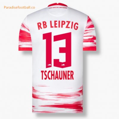 2021-22 RB Leipzig Home Soccer Jersey Shirt TSCHAUNER 13 printing