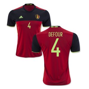 2016 Belgium Defour 4 Home Soccer Jersey