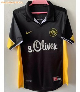 1998 Dortmund Retro Black Away Soccer Jersey Shirt